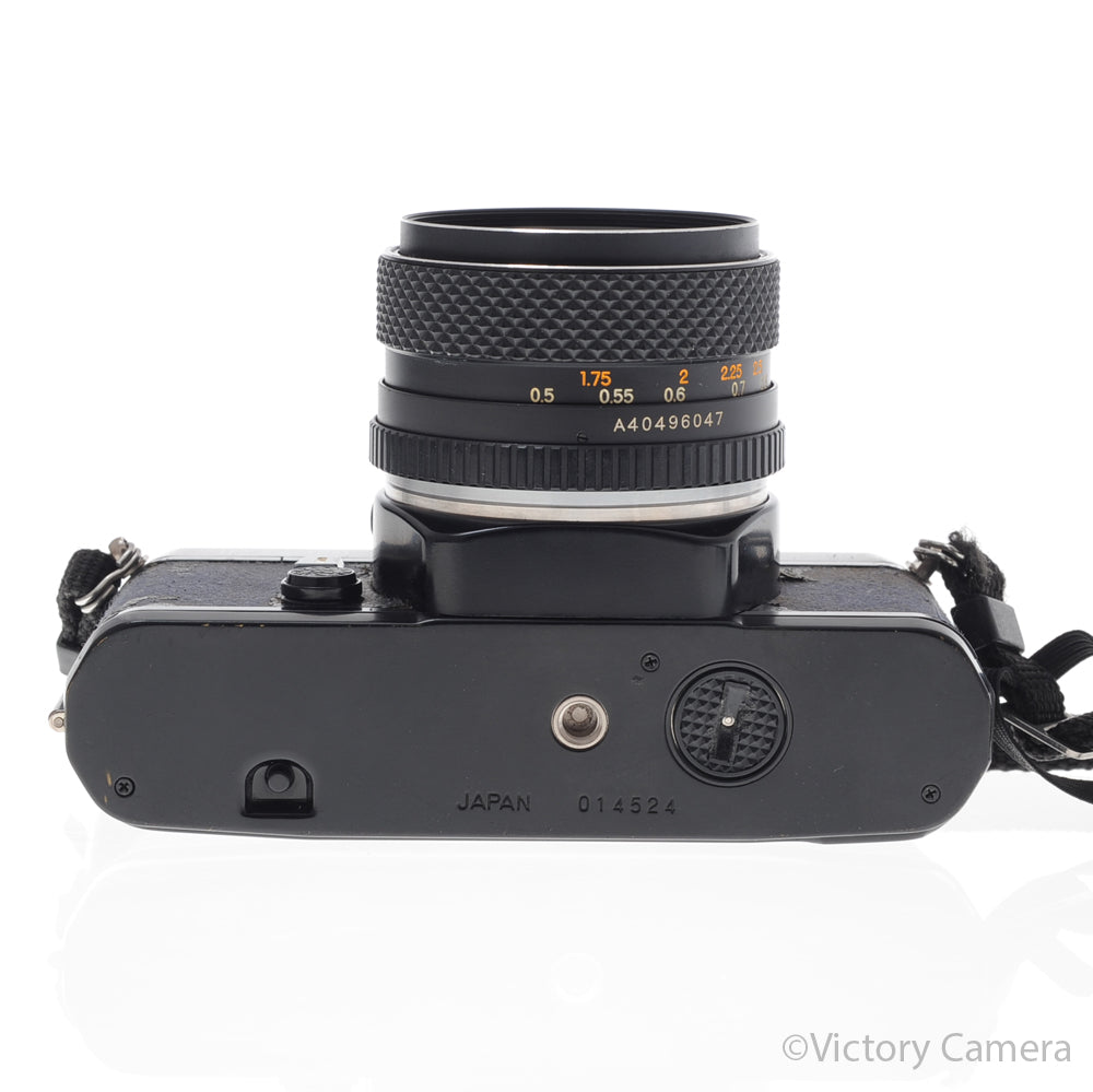 Yashica FX-3 FX3 Black 35mm SLR Camera w/ 50mm f1.9 Lens [GOOD] image 4
