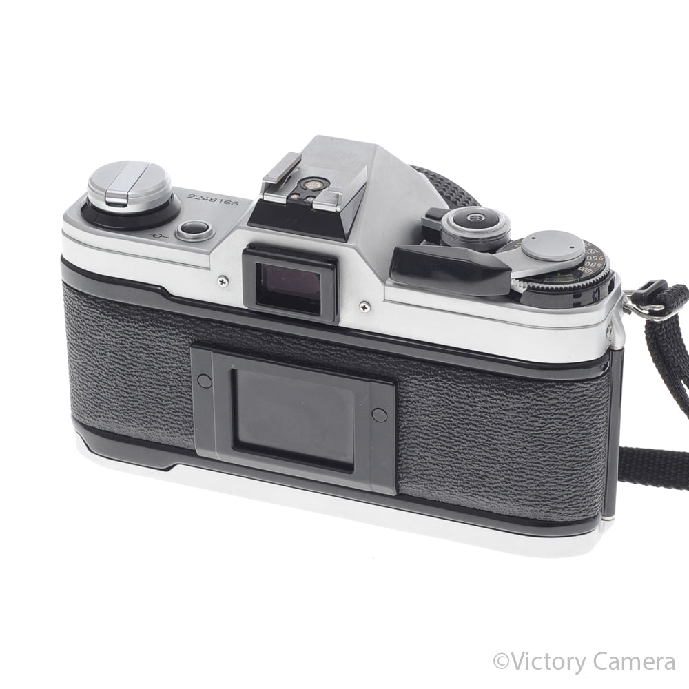 Canon AE-1 35mm Chrome Camera w/ 50mm f1.8 Prime Lens [EXC+] image 3