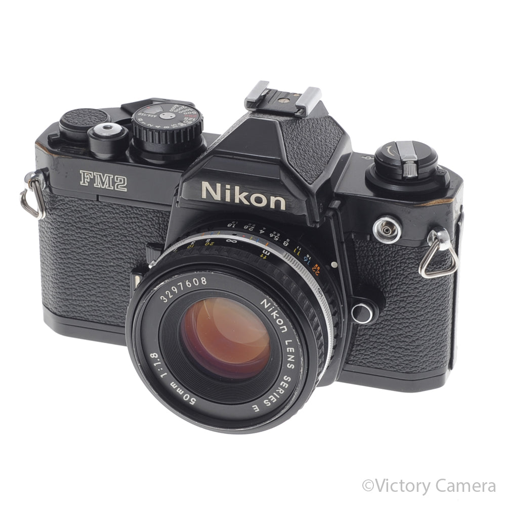 Nikon FM2-N FM2N Black Camera Body w/ 50mm f1.8 AI-s Lens [EXC-] image 2