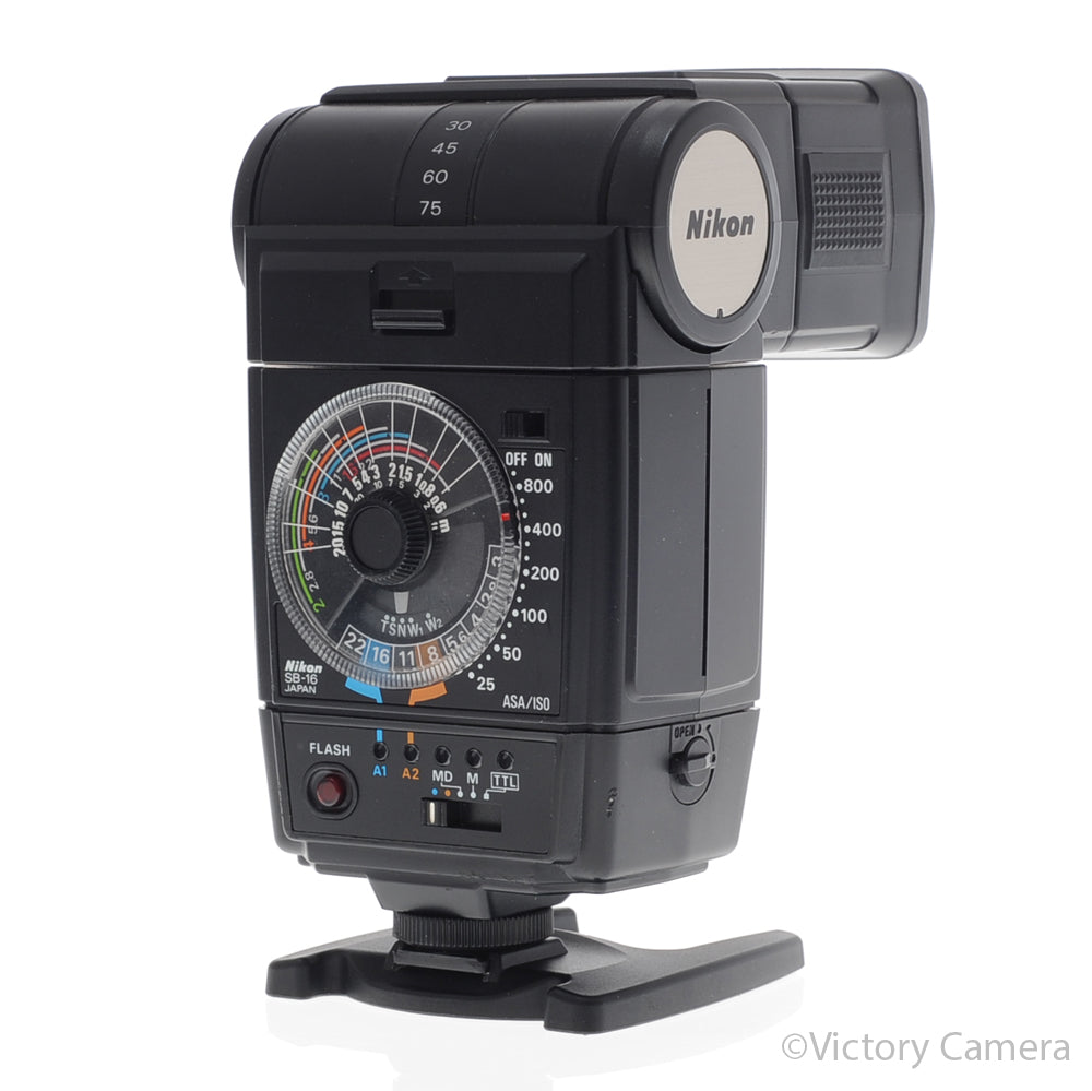 Nikon SB-16 SB-16B Speedlight Flash with AS-9 Standard Foot [EXC+] image 2