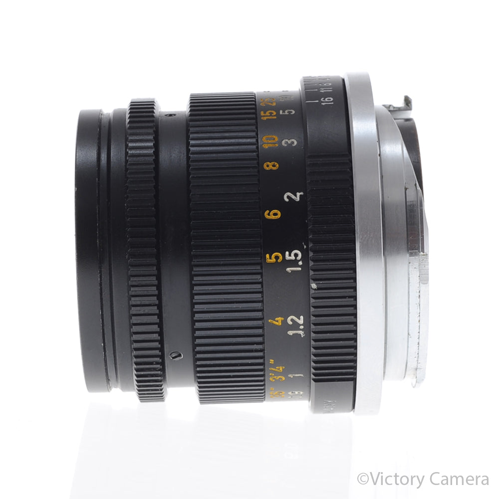 Leica 50mm f2 Summicron V3 Black M Mount Prime Lens -YYE CLA- [EXC+] image 4