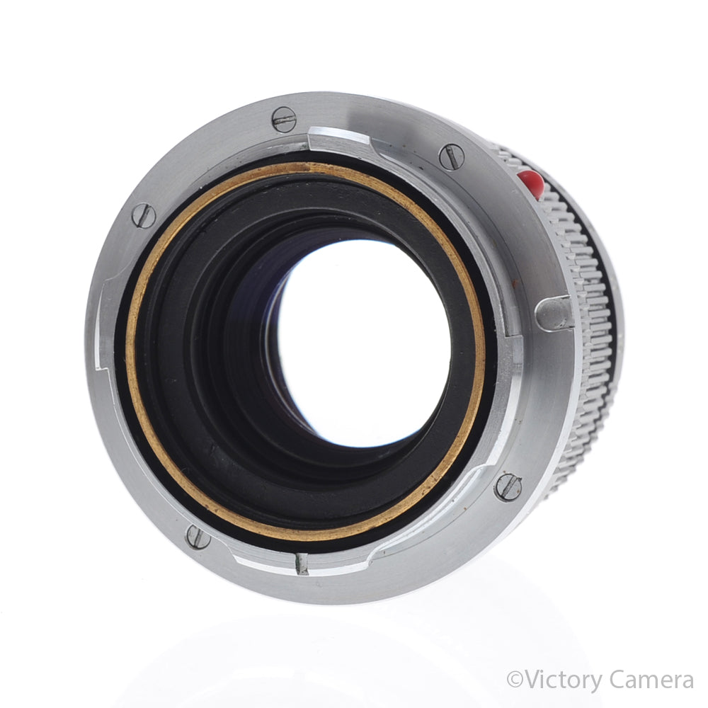 Leica 50mm f2 Summicron V3 Black M Mount Prime Lens -YYE CLA- [EXC+] image 3