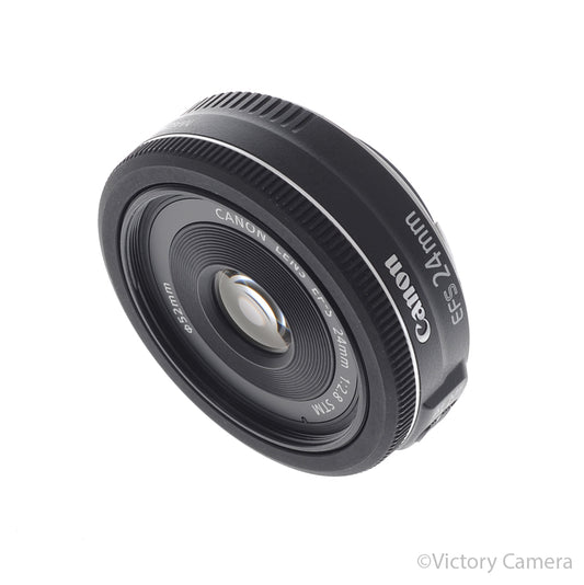 Canon EF-S 24mm f2.8 STM Pancake Wide Angle Prime Lens [EXC+] image 1