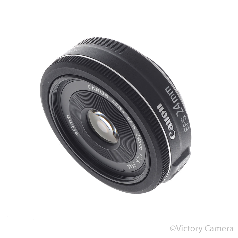 Canon EF-S 24mm f2.8 STM Pancake Wide Angle Prime Lens [EXC+] image 1