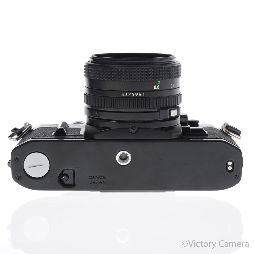 Canon AE-1 35mm Black Camera w/ 50mm f1.8 Prime Lens [EXC+] image 4