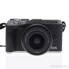 Canon EOS M6 II 24.2MP Mirrorless Digital Camera w/ 15-45mm [EXC+]