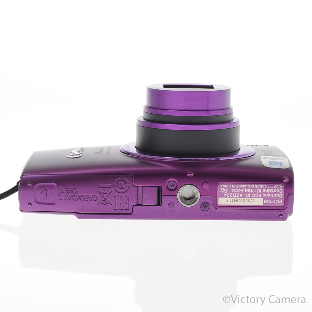 Canon PowerShot ELPH 340 HS 16MP Purple Point & Shoot Camera [EXC+] image 4