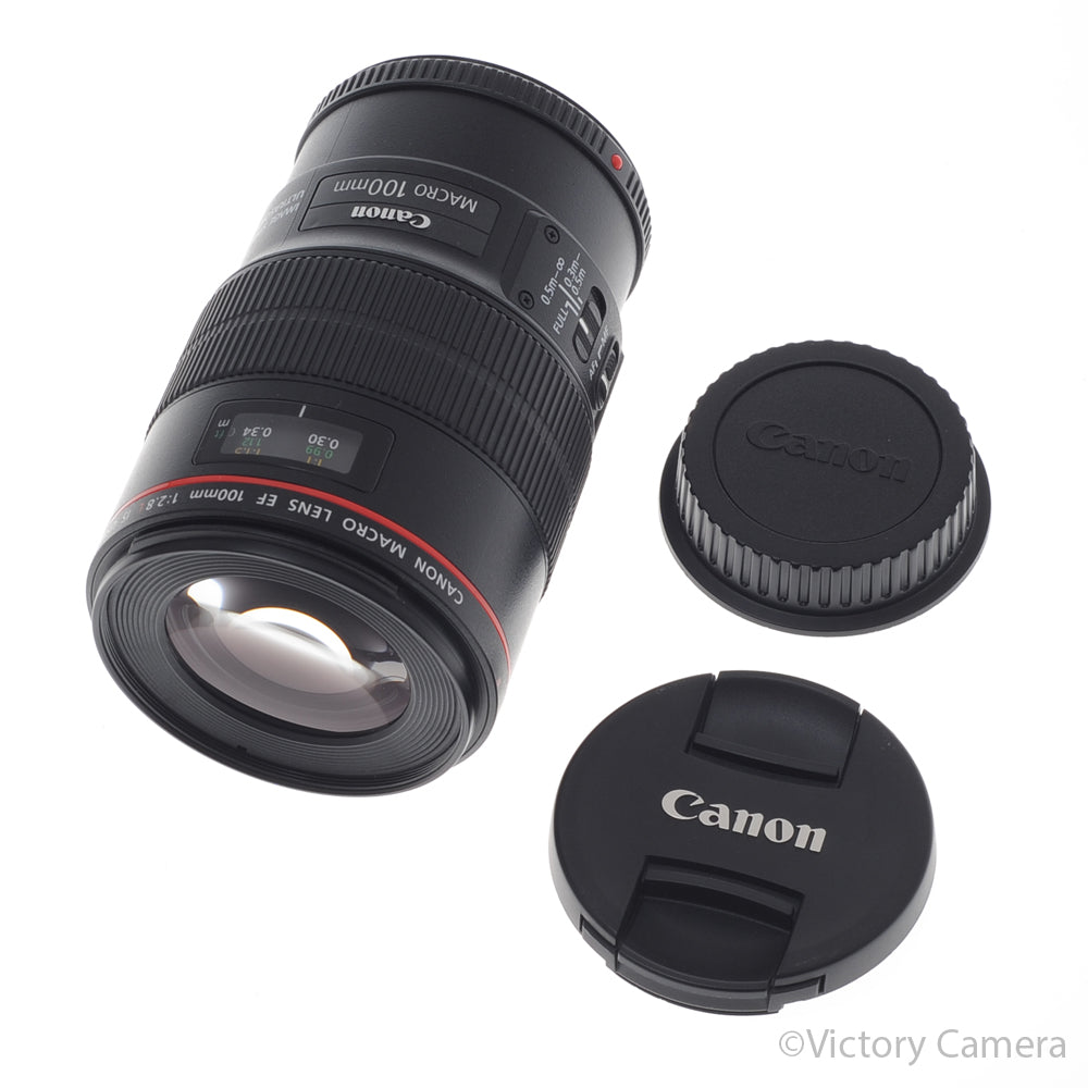 Canon EOS EF 100mm f2.8 L IS USM 1:1 Macro Prime Lens [MINT-] image 6