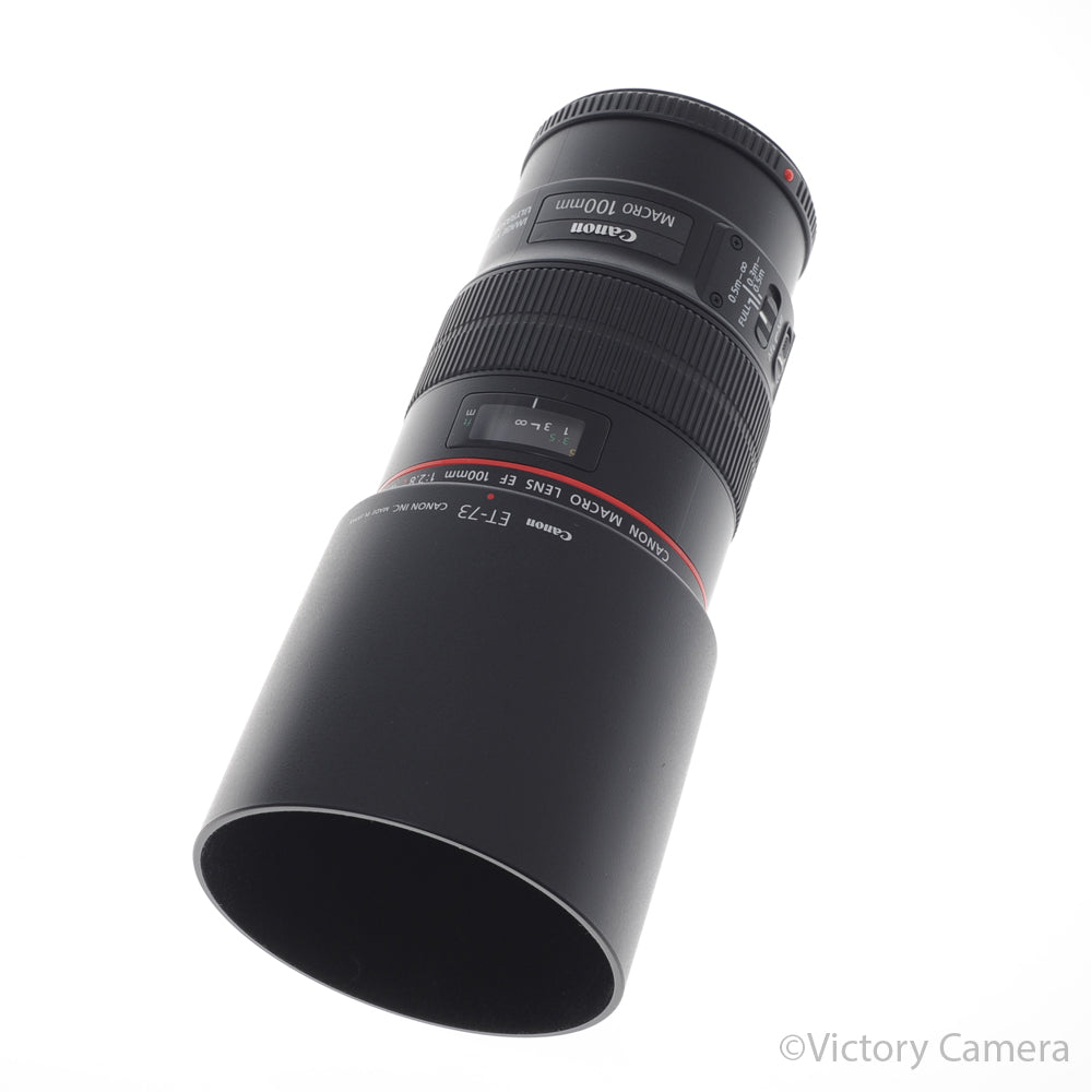 Canon EOS EF 100mm f2.8 L IS USM 1:1 Macro Prime Lens [MINT-] image 5