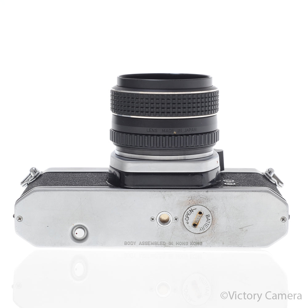 Pentax SP 1000 Chrome 35mm Camera w/ 55mm f2 Lens -No Meter- [EXC-] image 4