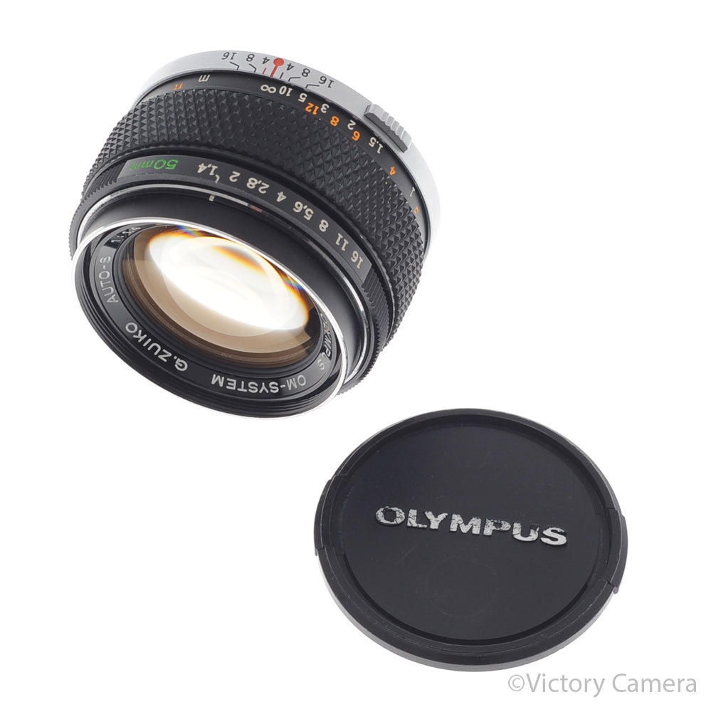 Olympus 50mm f1.4 G.Zuiko MC Auto-S OM Manual Focus Prime Lens [EXC] image 5