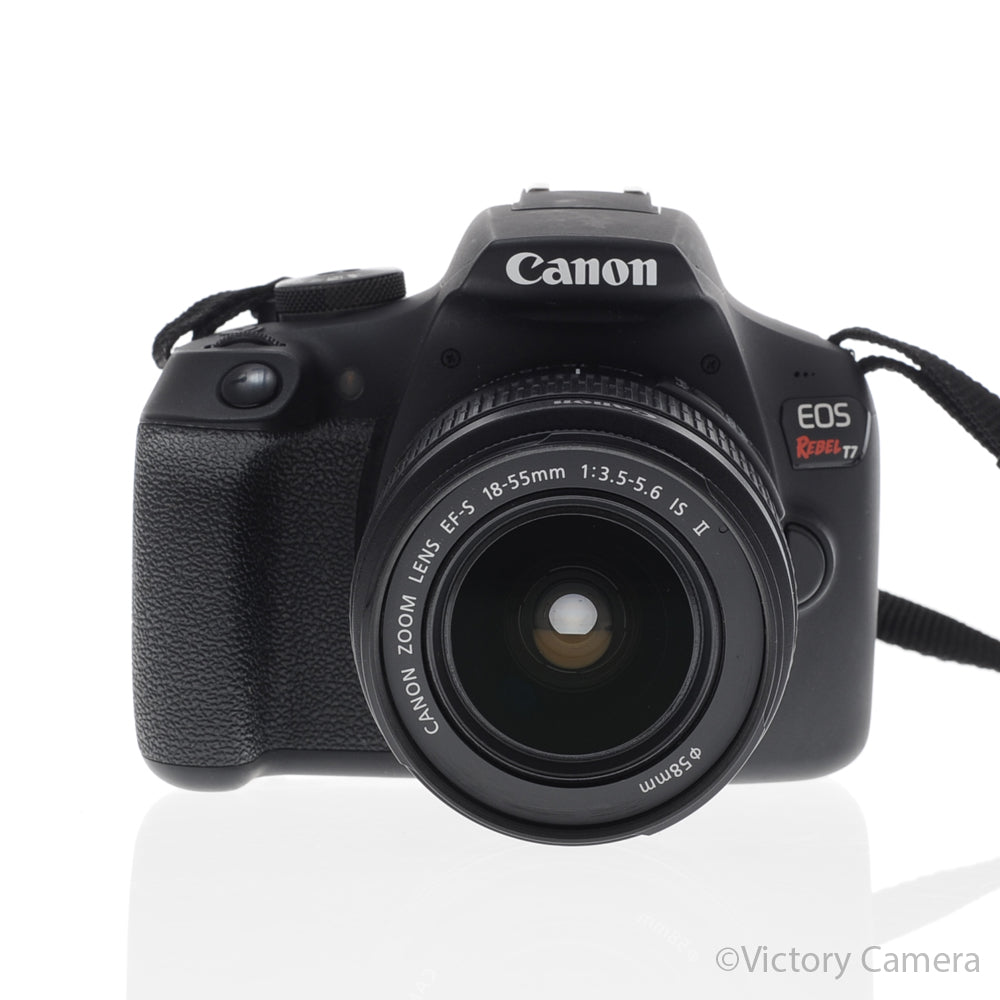 Canon EOS Rebel T7 24.1MP Digital SLR Camera w/ EF-s 18-55mm Lens [EXC+] - Victory Camera