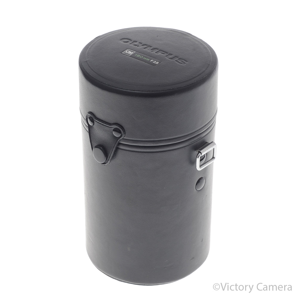 Olympus Black Leather Case for OM 180mm f2.8 Lens [EXC+] - Victory Camera