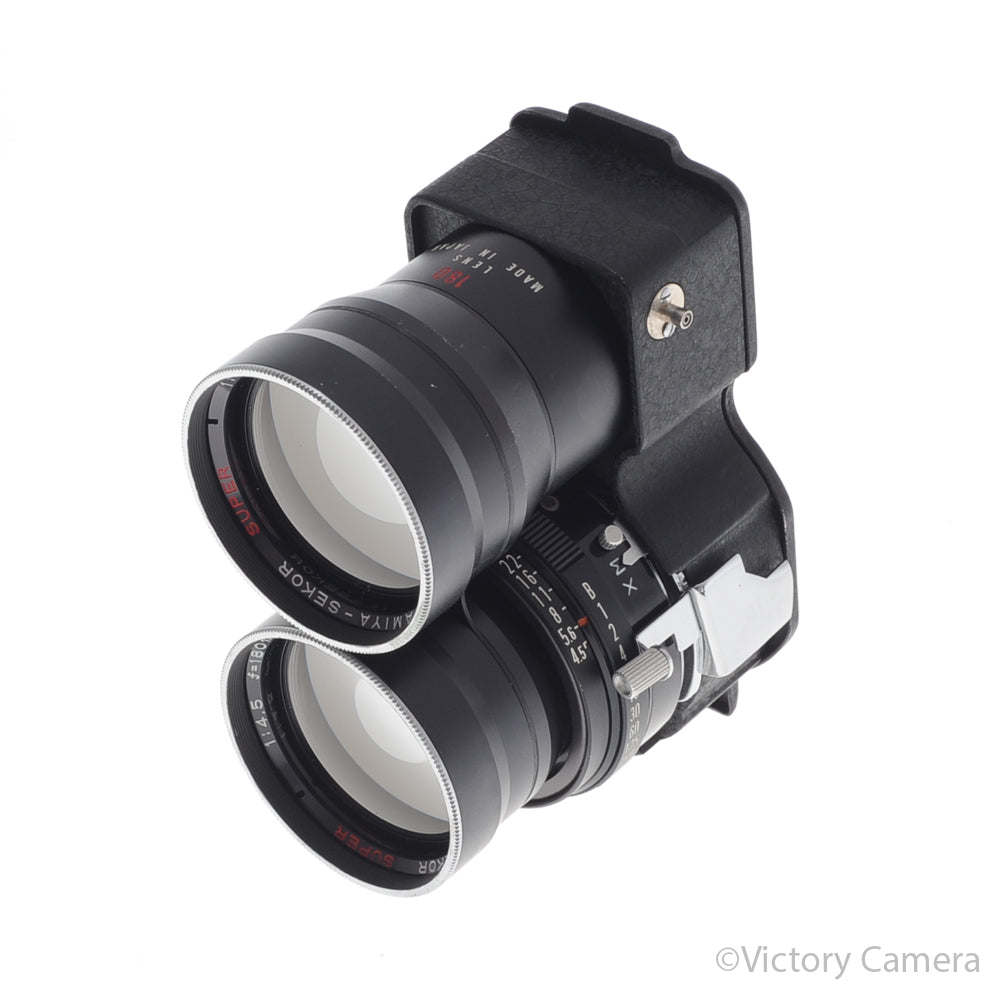 Mamiya Sekor SUPER 180mm f4.5 TLR Lens for C220 C330 -Good Glass- [EXC+] - Victory Camera
