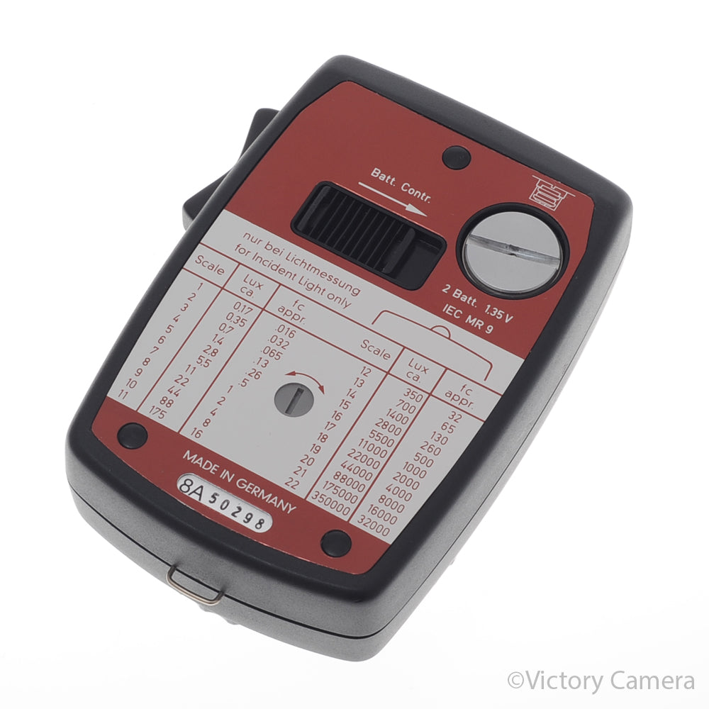 Gossen Luna-Pro Black Ambient Light Meter w/ Case [EXC+] image 2