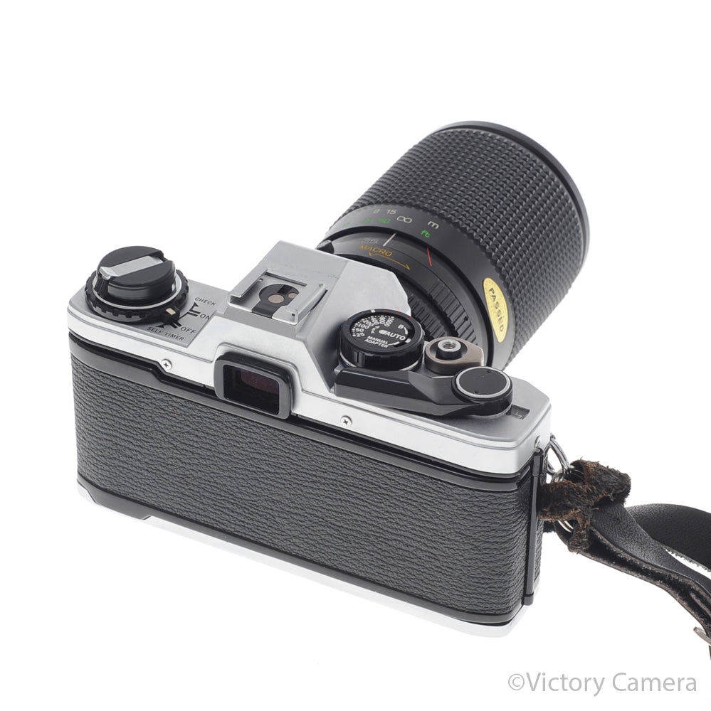 Olympus OM-10 OM10 Chrome 35mm Camera w/ 35-135mm Zoom Lens [EXC-] image 3