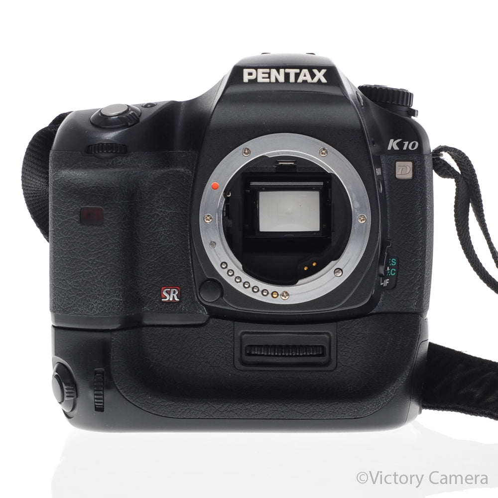 Pentax K10D 10.2MP Digital SLR Camera Body w/ Grip [EXC+] - Victory Camera