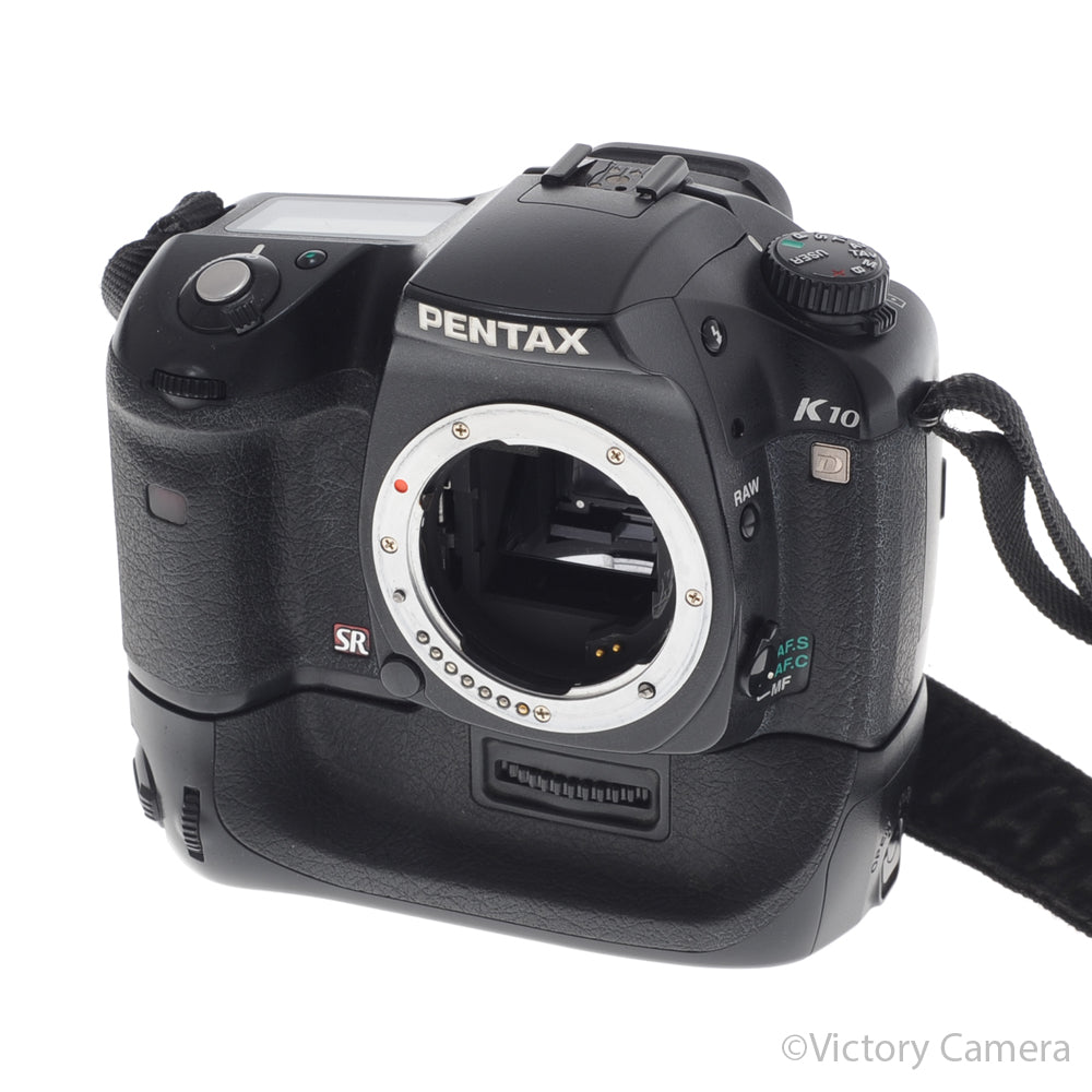 Pentax K10D 10.2MP Digital SLR Camera Body w/ Grip [EXC+] image 2