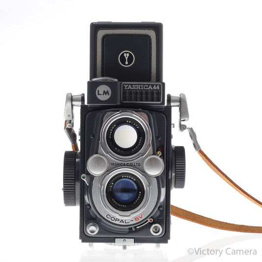 Yashica 44 LM Baby TLR Camera w/ Leather Eveready Case [EXC+] image 1