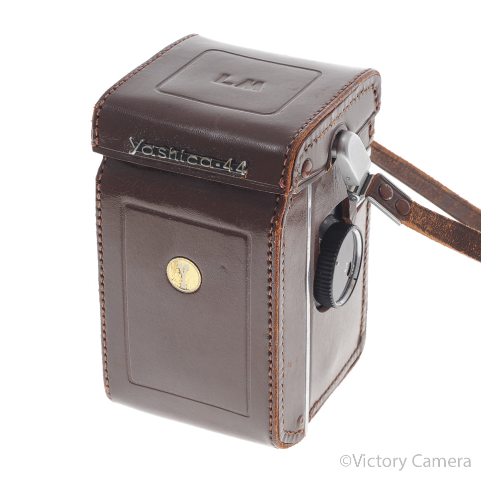 Yashica 44 LM Baby TLR Camera w/ Leather Eveready Case [EXC+] image 8