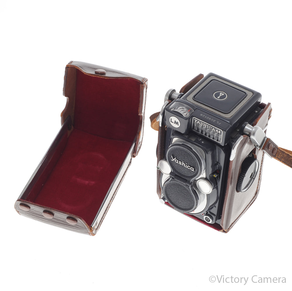 Yashica 44 LM Baby TLR Camera w/ Leather Eveready Case [EXC+] image 7