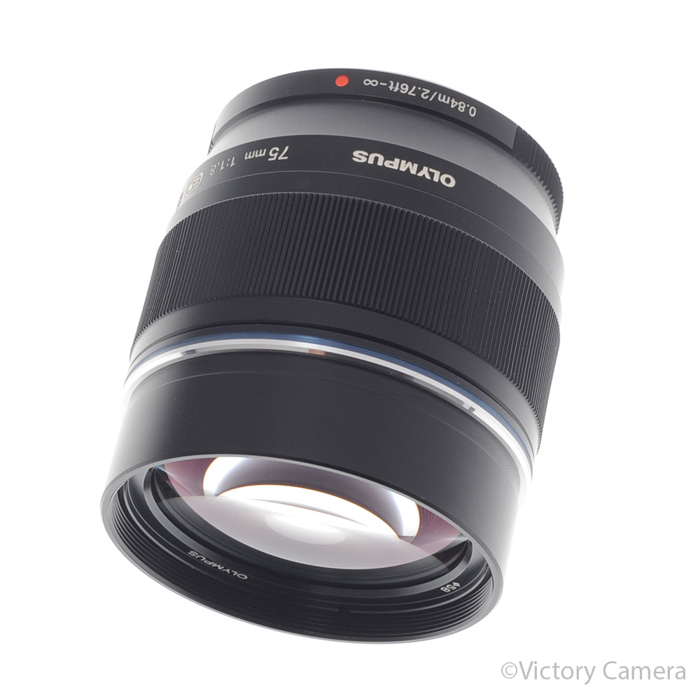 Olympus M.Zuiko Digital 75mm f1.8 Telephoto Lens for m4/3 [EXC+] - Victory Camera