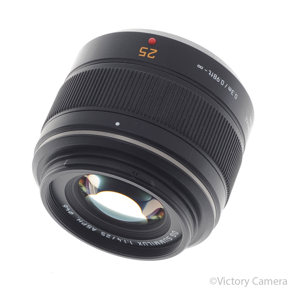Panasonic Lumix DG Summilux 25mm f1.4 Leica Lens for Micro 4/3 [EXC+] - Victory Camera
