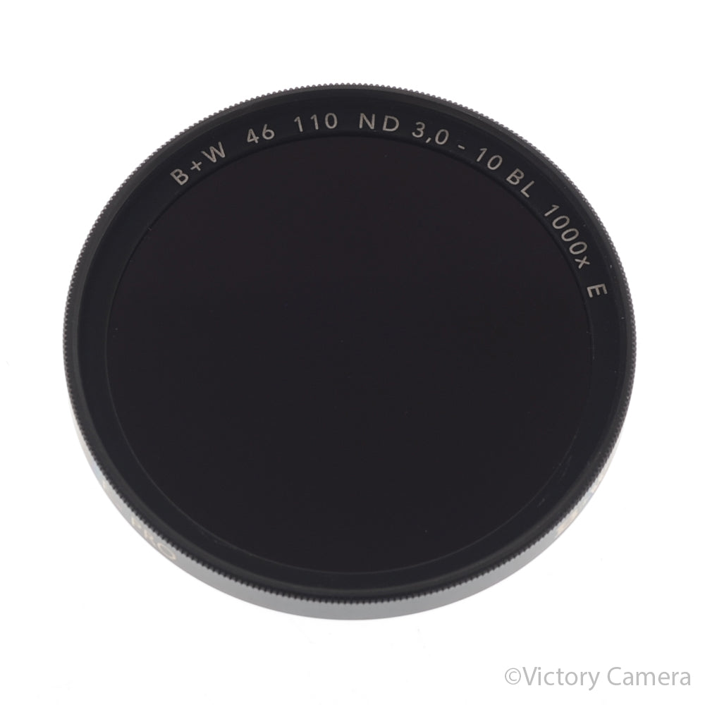 B+W 46mm 110 ND 3.0 -10BL 1000x E F-PRO Neutral Density Filter [EXC+] - Victory Camera