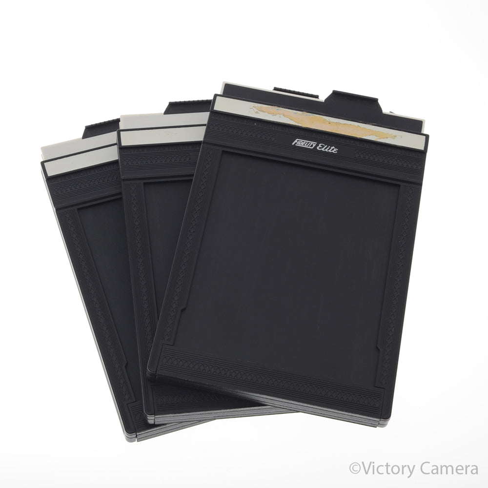 3x Fidelity 4x5 Film Holders w/ Perfected Photo Products Case [EXC+] image 1