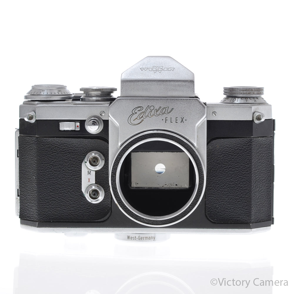 Wirgin Edixa Flex Chrome 35mm SLR Film Camera Body -SLOW SPEEDS [AS-IS] - Victory Camera