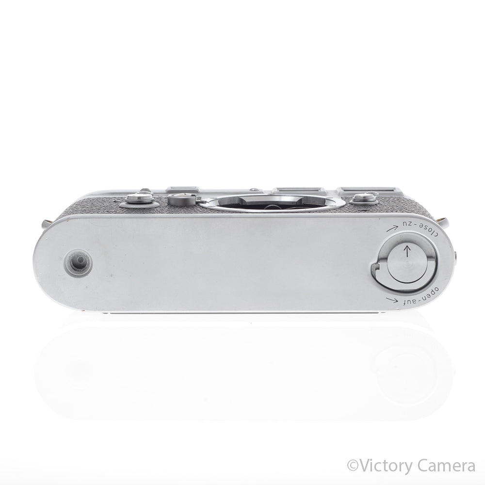 Leica M3 Single Stroke Chrome 35mm Rangefinder Camera Body CLA'd [EXC+] image 6