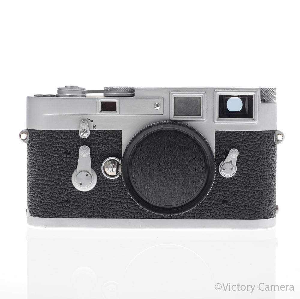 Leica M3 Single Stroke Chrome 35mm Rangefinder Camera Body CLA'd [EXC+] image 2
