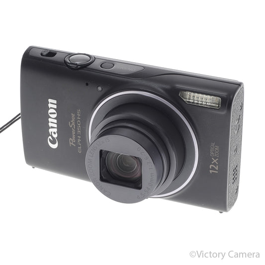 Canon PowerShot ELPH 350 HS 20.2MP Digital Point & Shoot Camera [EXC] - Victory Camera
