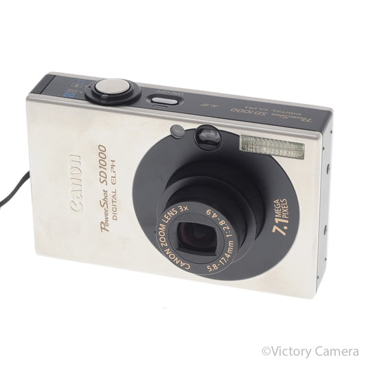 Canon PowerShot SD1000 Digital ELPH 7.1MP Digital Point & Shoot [MINT-] - Victory Camera