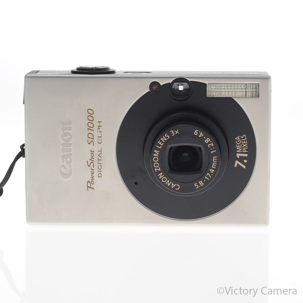 Canon PowerShot SD1000 Digital ELPH 7.1MP Digital Point & Shoot [MINT-] - Victory Camera