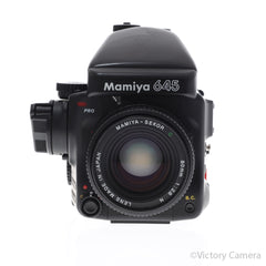 Mamiya 645 Pro Camera AE Metered Prism FE401 80mm f2.8 N Lens [EXC]