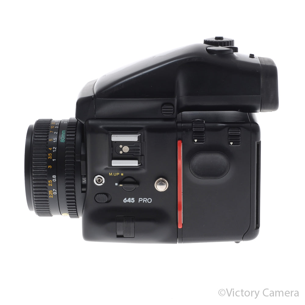 Mamiya 645 Pro Camera AE Metered Prism FE401 80mm f2.8 N Lens [EXC] image 4