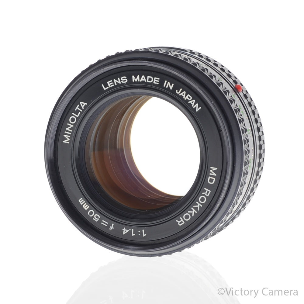 Minolta MD Rokkor 50mm f1.4 Manual Focus Prime Lens [EXC-] image 2