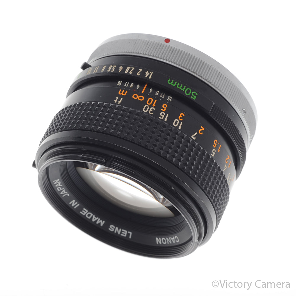 Canon FD 50mm f1.4 S.S.C Fast Prime Lens [EXC] - Victory Camera