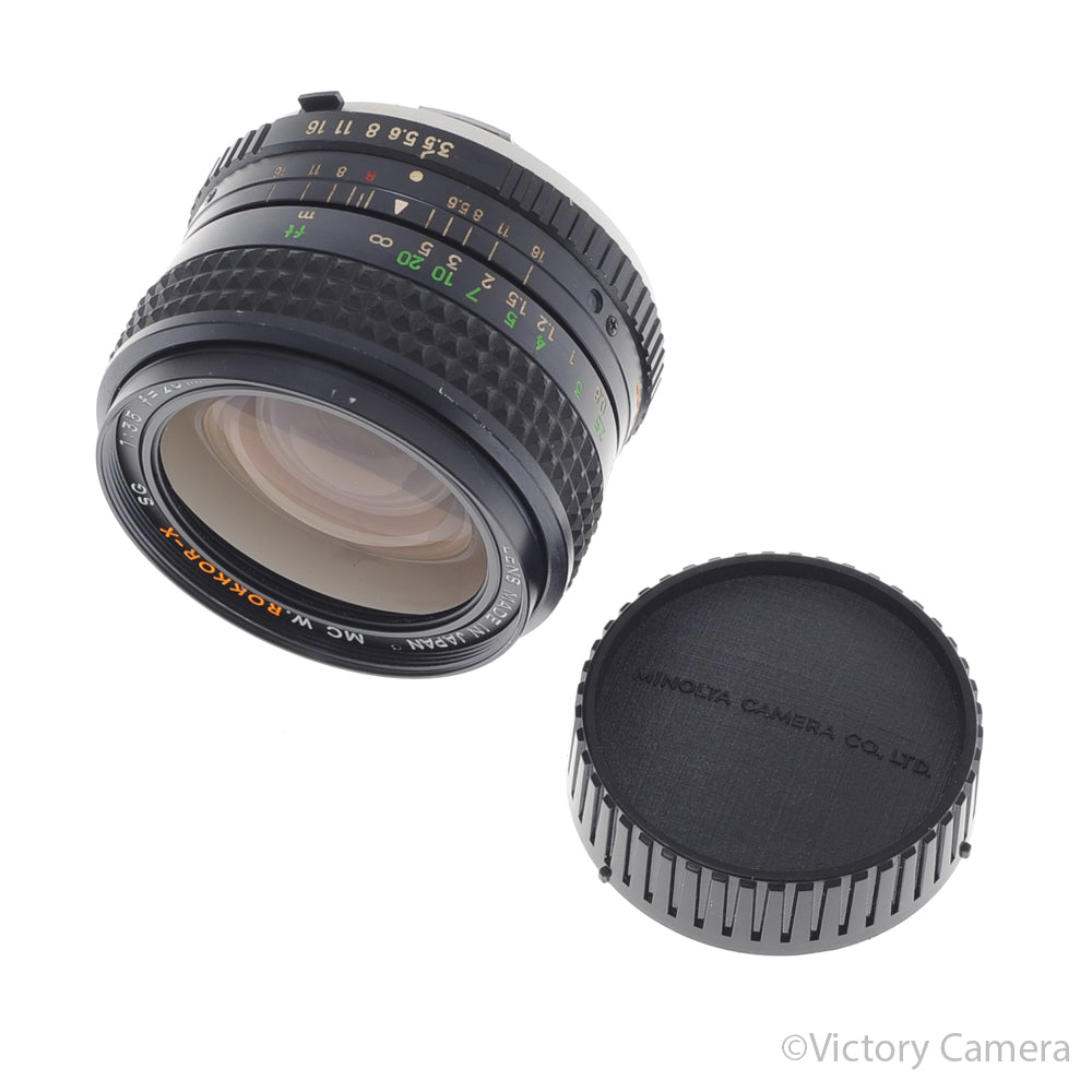 Minolta MC W.Rokkor X 28mm f3.5 Manual Focus Wide Angle Prime Lens [EXC] image 5