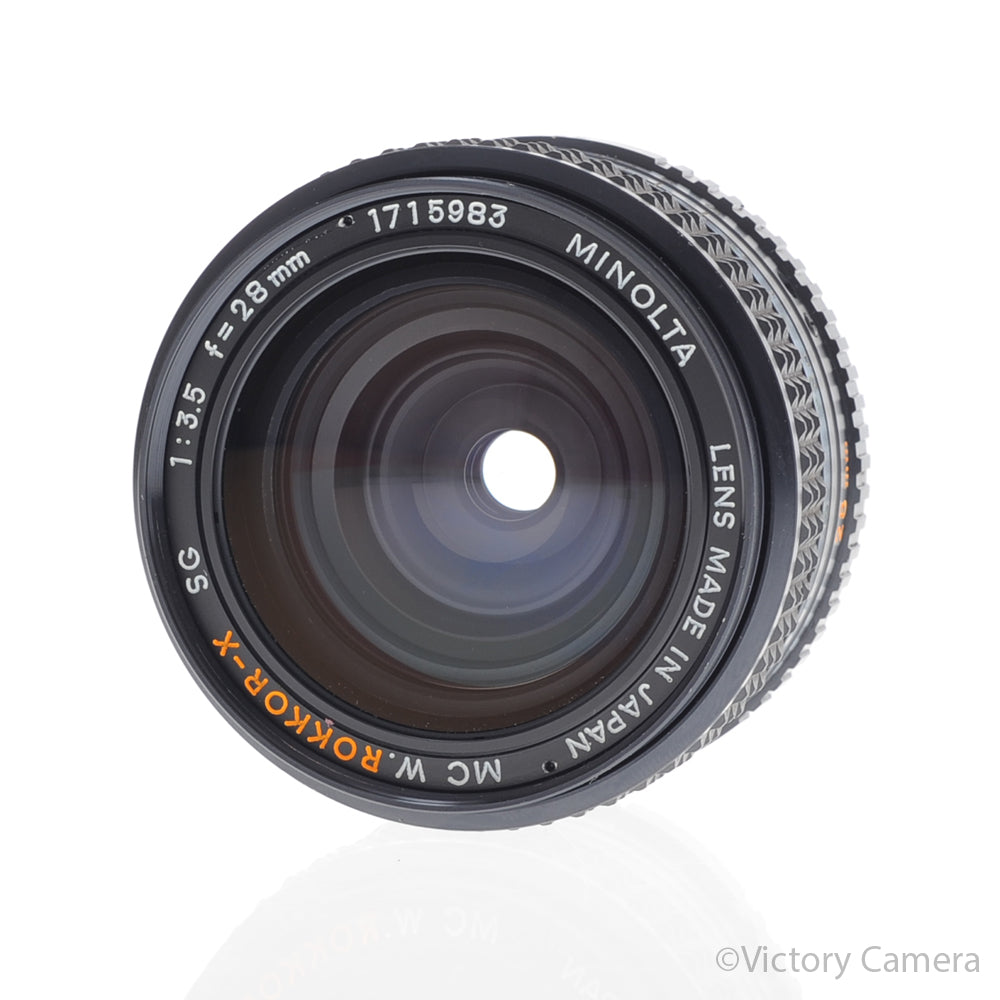 Minolta MC W.Rokkor X 28mm f3.5 Manual Focus Wide Angle Prime Lens [EXC] image 2