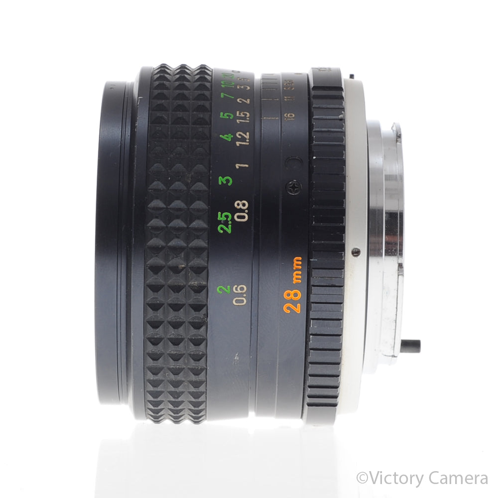 Minolta MC W.Rokkor X 28mm f3.5 Manual Focus Wide Angle Prime Lens [EXC] image 4