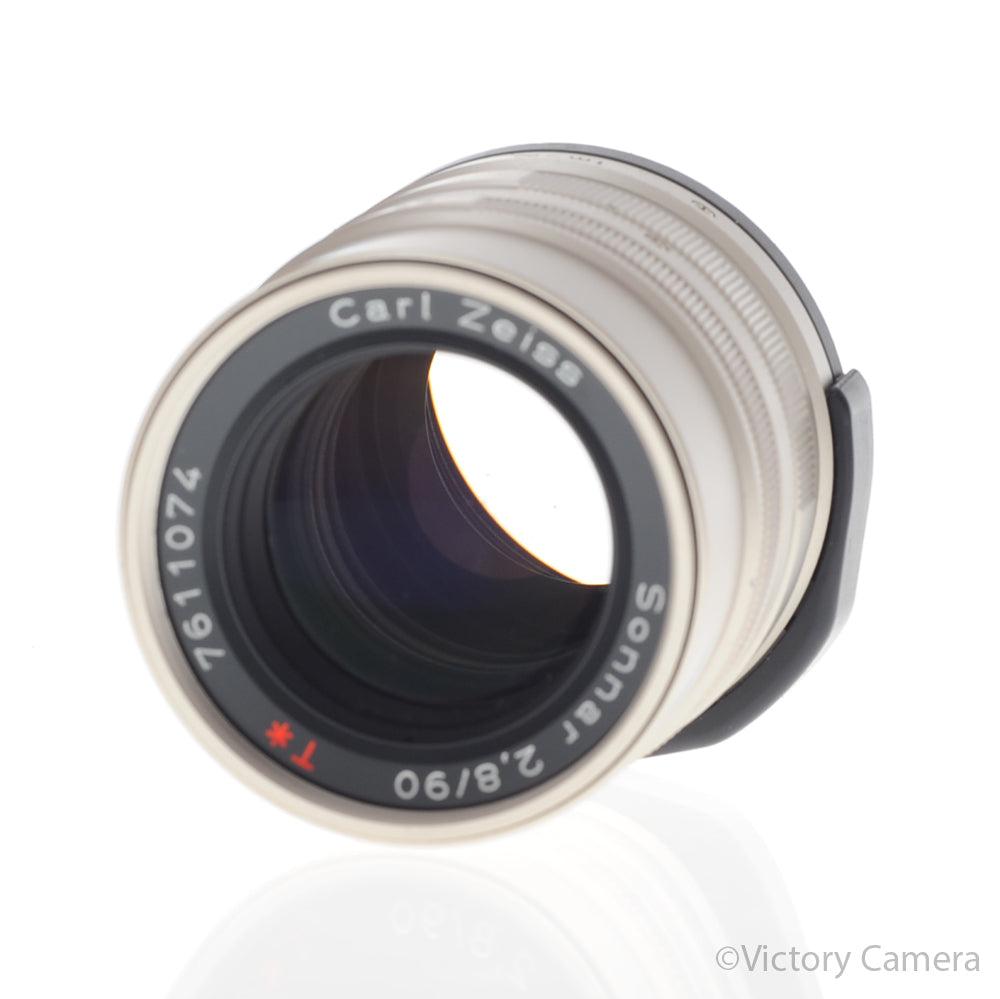 Contax 90mm f2.8 Zeiss Sonnar T* Prime Lens for G1, G2 w/ Shade [EXC] image 2