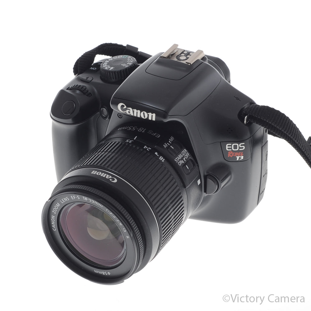 Canon EOS Rebel T3 12.2 MP DSLR Camera w/ 18-55mm f3.5-5.6 Lens [EXC+] image 2
