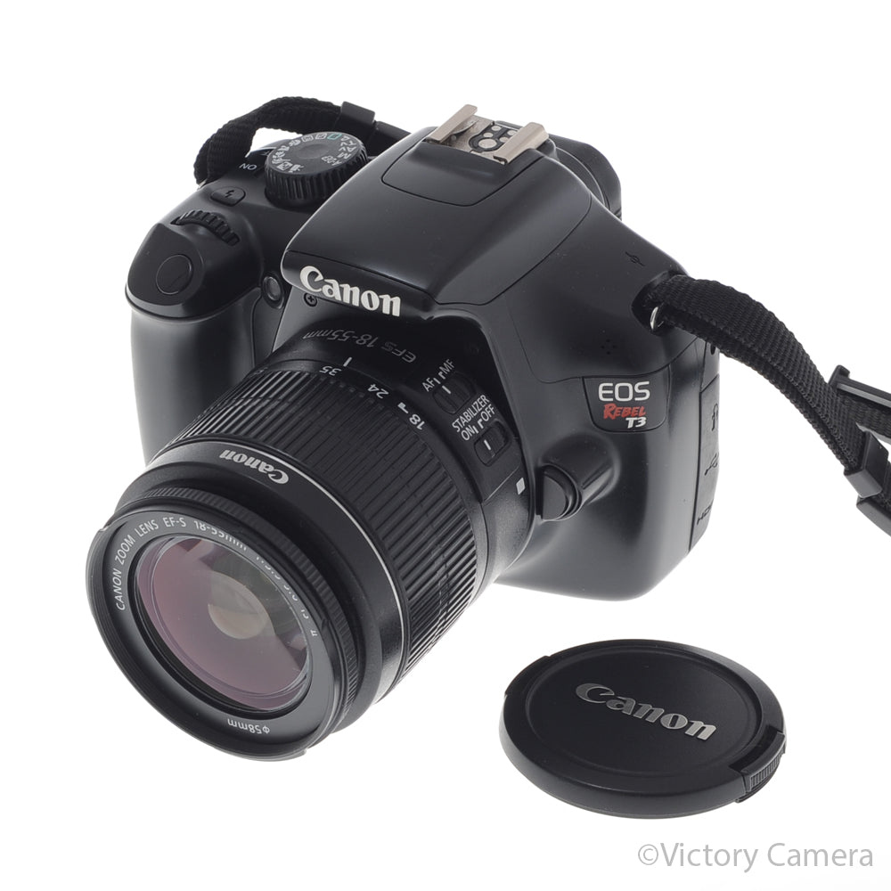 Canon EOS Rebel T3 12.2 MP DSLR Camera w/ 18-55mm f3.5-5.6 Lens [EXC+] image 5