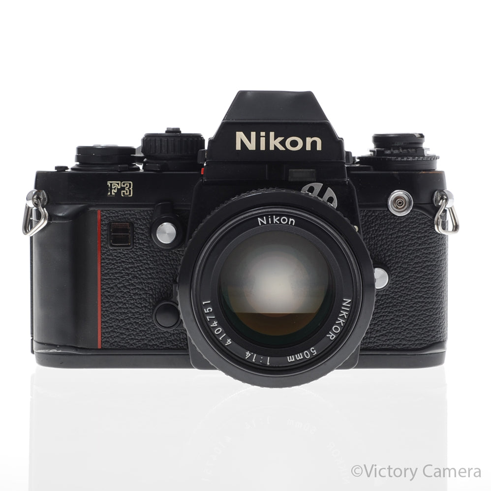 Nikon F3 35mm Film Camera w/ Nikon 50mm f1.4 AI Lens - Victory Camera