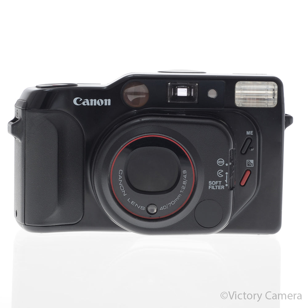 Canon Sure Shot Tele 35mm Point & Shoot Film Camera [EXC+] - Victory Camera