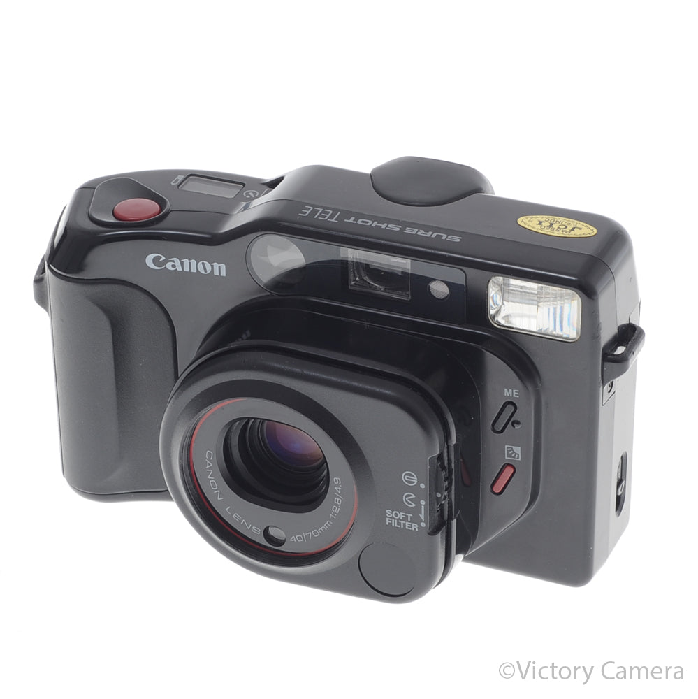 Canon Sure Shot Tele 35mm Point & Shoot Film Camera [EXC+] - Victory Camera
