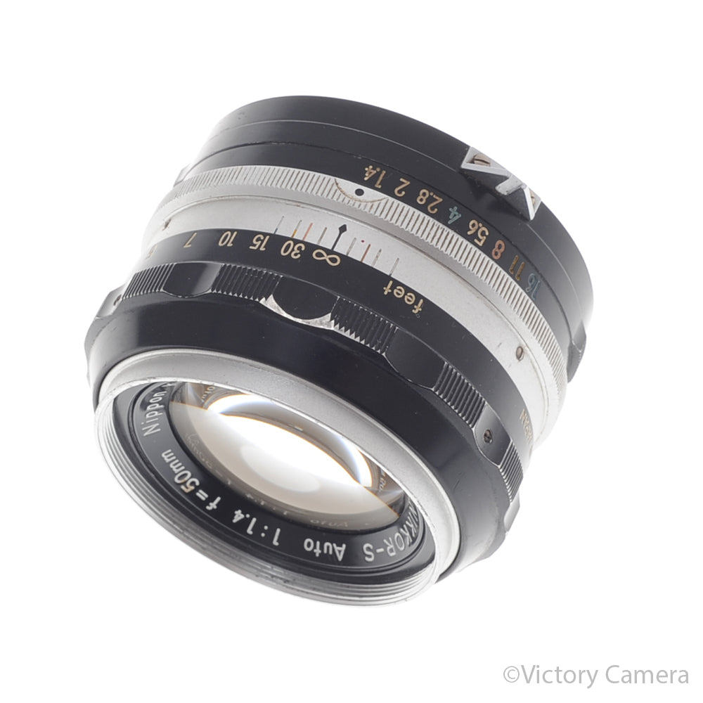 Nikon Nikkor-S 50mm f1.4 Non-AI Manual Focus Lens [EXC-] - Victory Camera