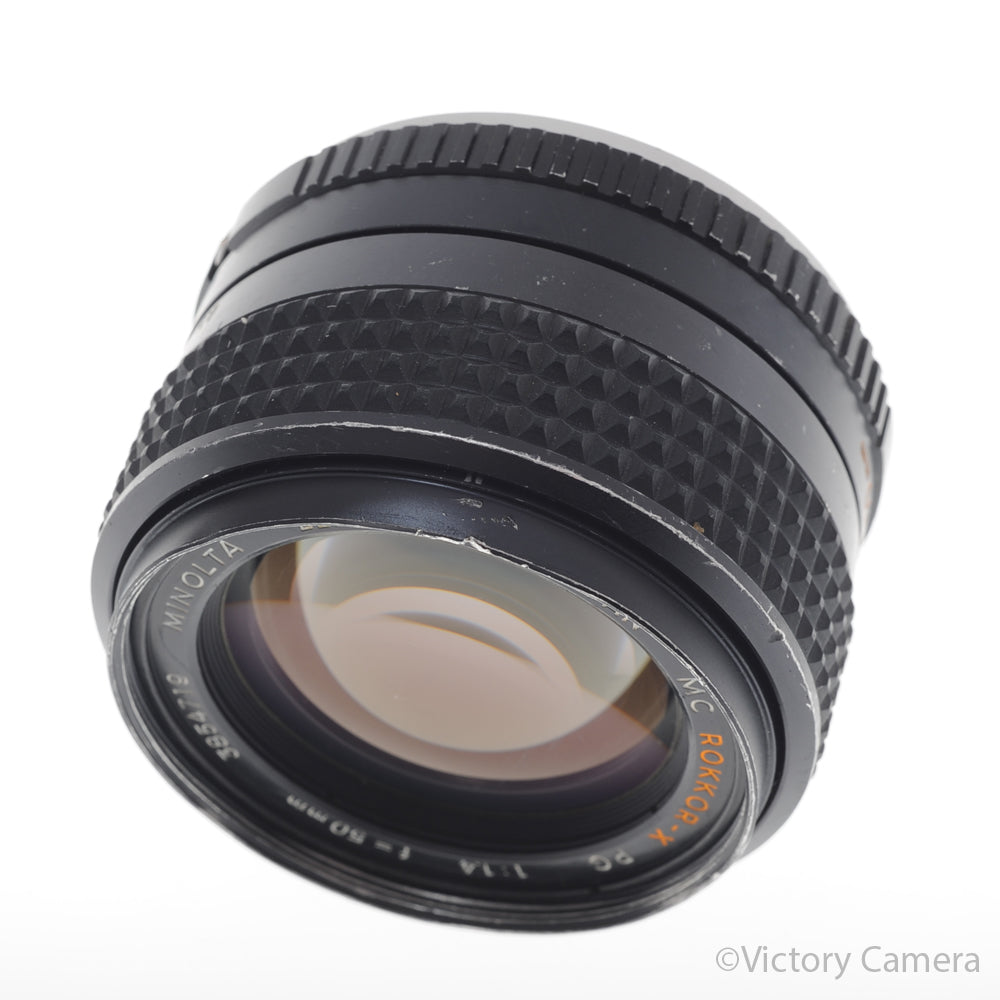 Minolta MC Rokkor-PG 50mm f1.4 Prime Lens [EXC-] - Victory Camera